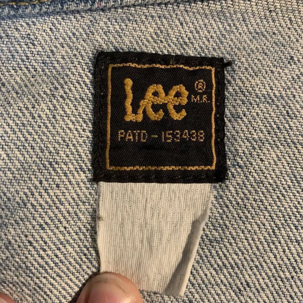 Rare True Vintage 1980s Lee Denim‎ Jacket